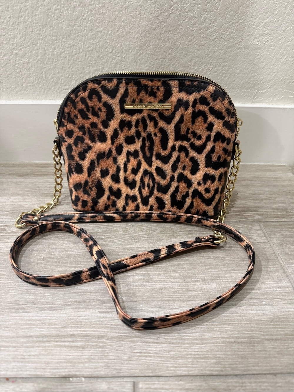 Steve Madden Leopard Print Crossbody Bag